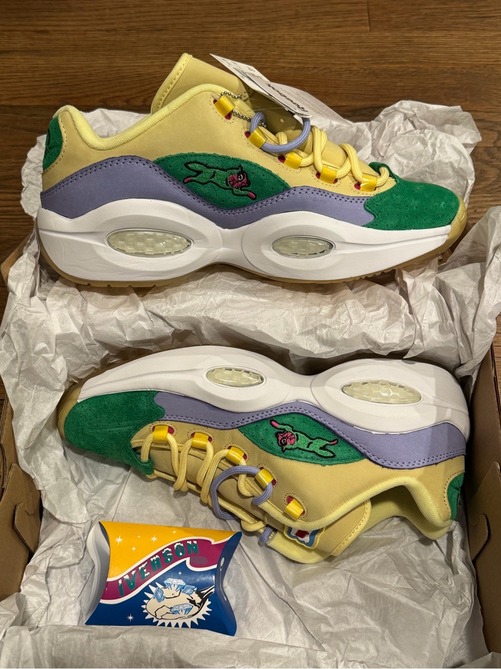 Reebok Question Low
BBC Ice Cream Running Dog Yellow Green